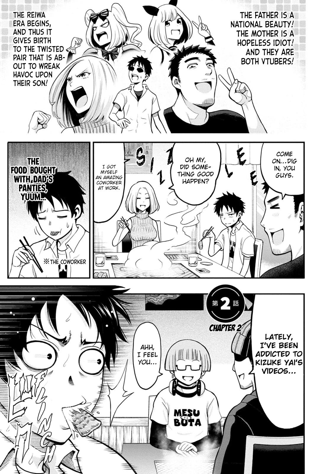 My father became a cute VTuber girl! Chapter 2 page 1 - Chapter 2