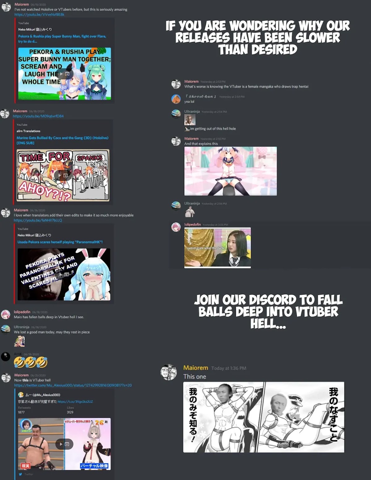 My father became a cute VTuber girl! Chapter 3.5 page 7 - Chapter 3.5: The Cool Guy is Unhinged Episode