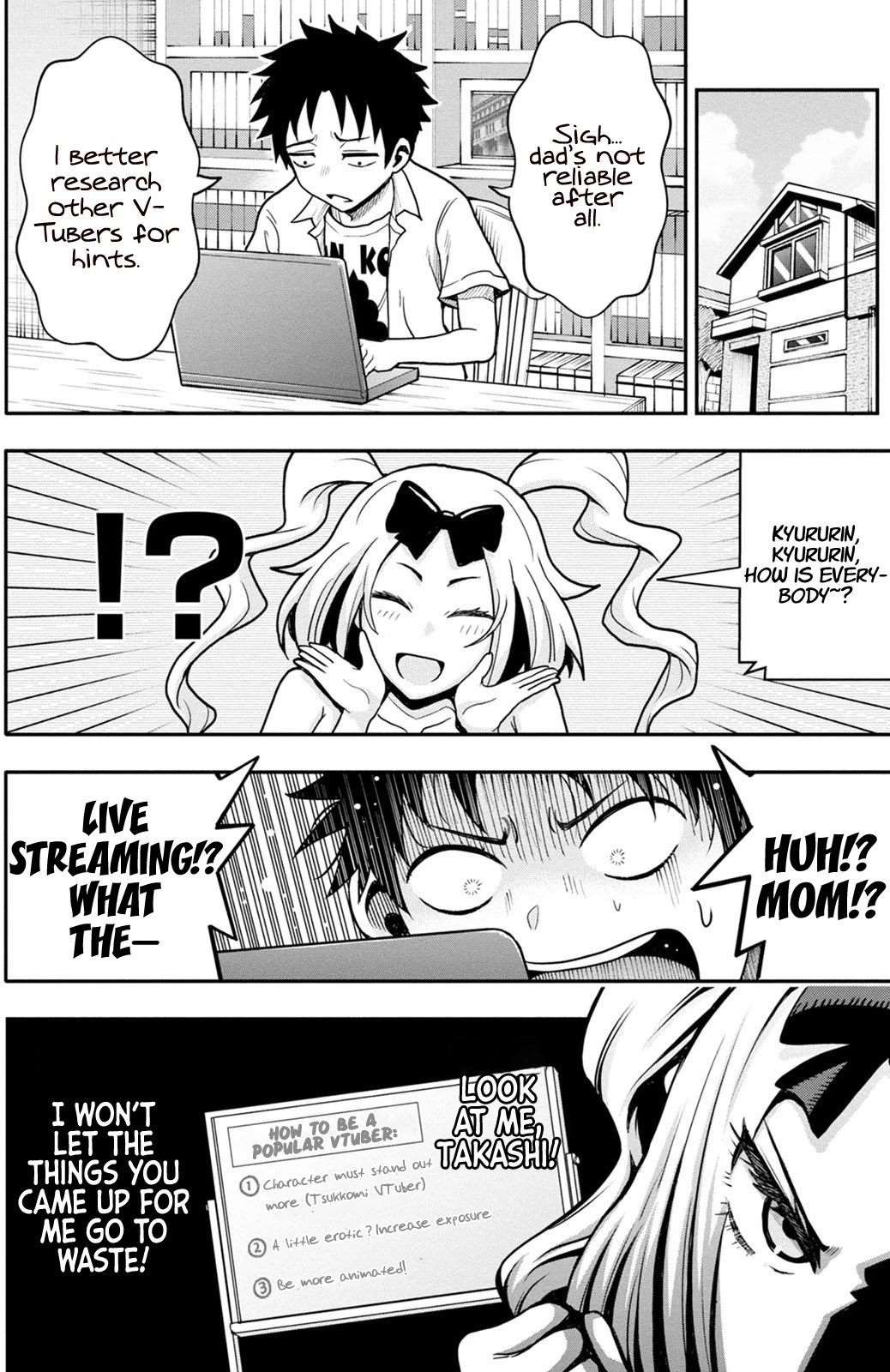 My father became a cute VTuber girl! Chapter 4 page 15 - Chapter 4