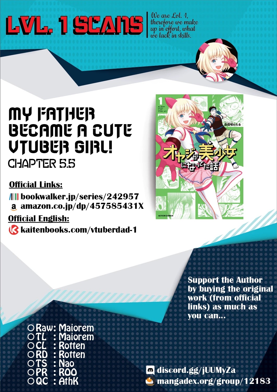 My father became a cute VTuber girl! Chapter 5.5 page 7 - Chapter 5.5: Stealth Episode