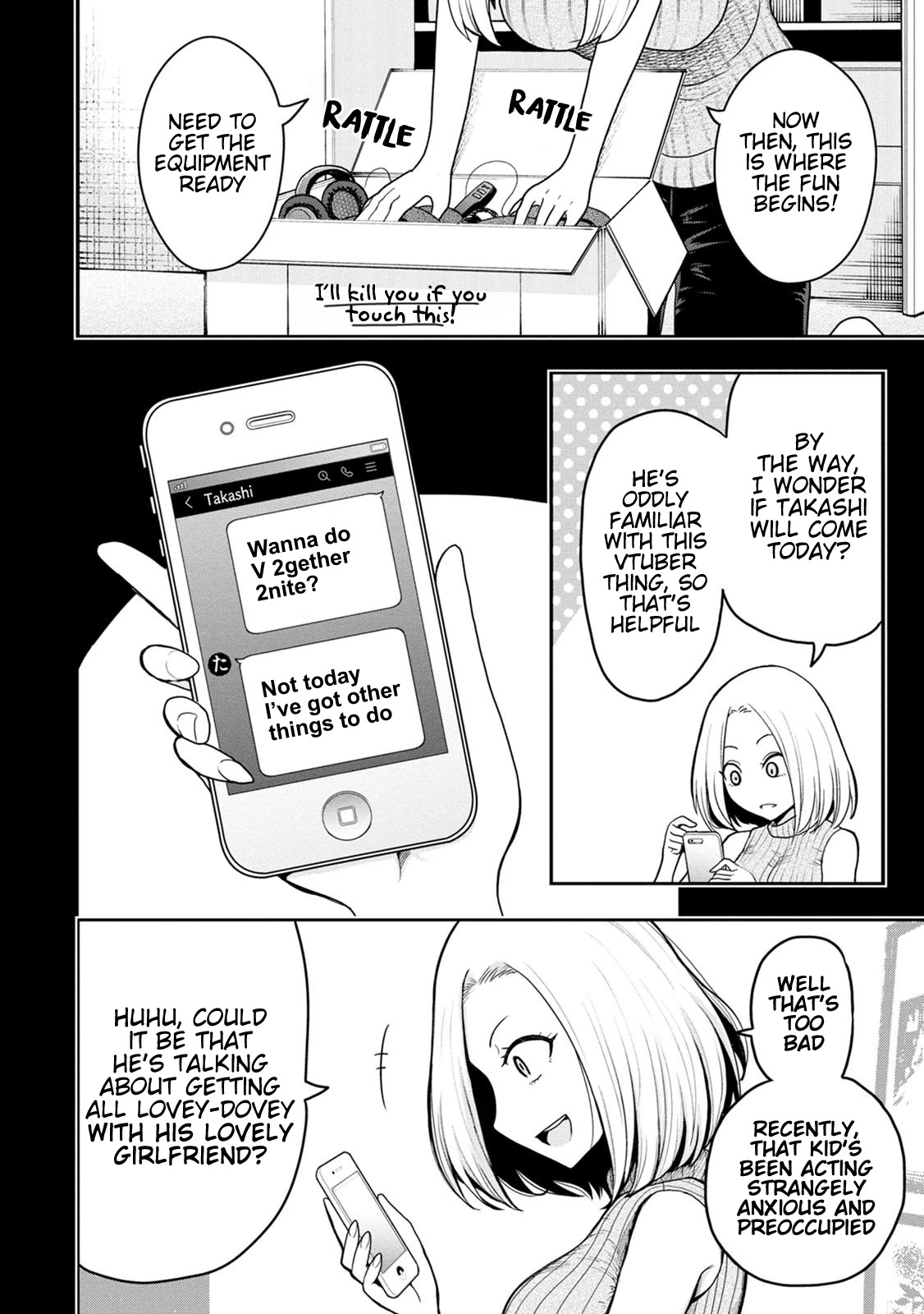 My father became a cute VTuber girl! Chapter 5.6 page 14 - Chapter 5.6: A Day in the Life of Mother Episode