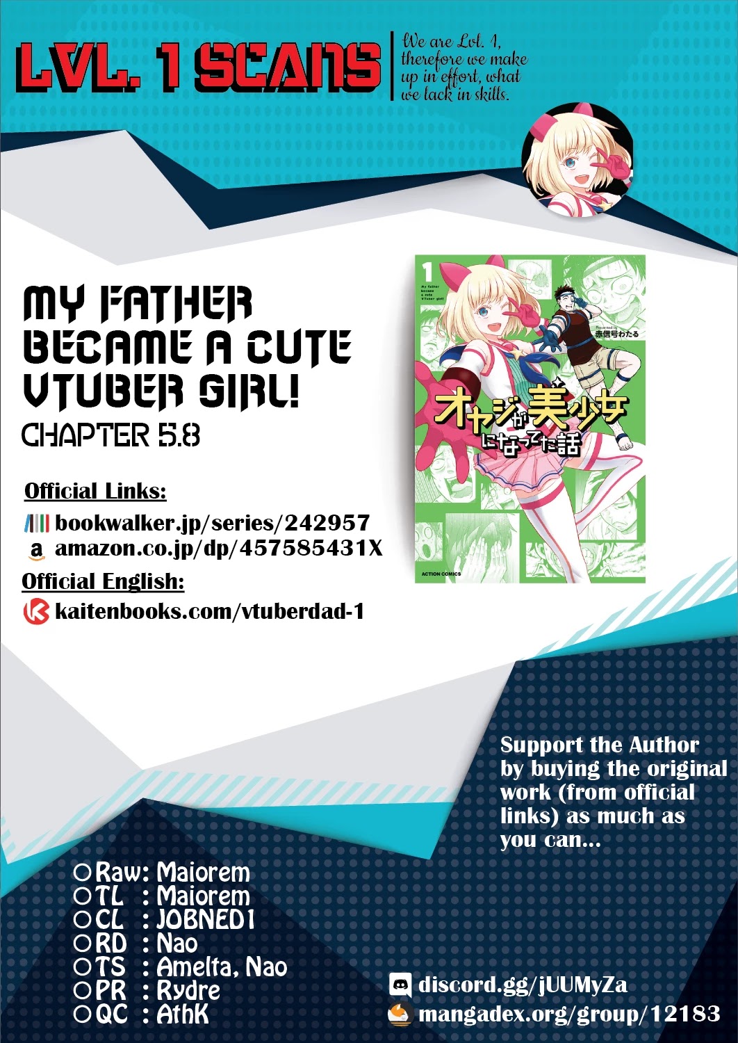 My father became a cute VTuber girl! Chapter 5.8 page 5 - Chapter 5.8: Assimulation Episode
