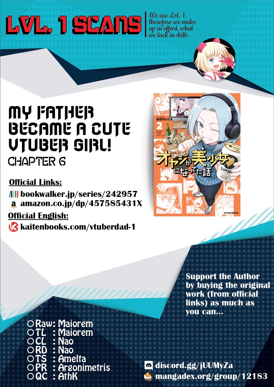 My father became a cute VTuber girl! Chapter 6 page 21 - Chapter 6