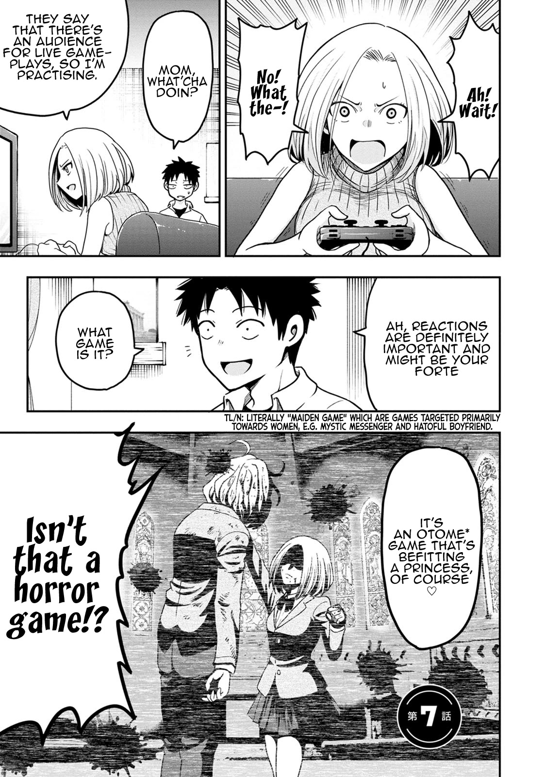 My father became a cute VTuber girl! Chapter 7 page 1 - Chapter 7