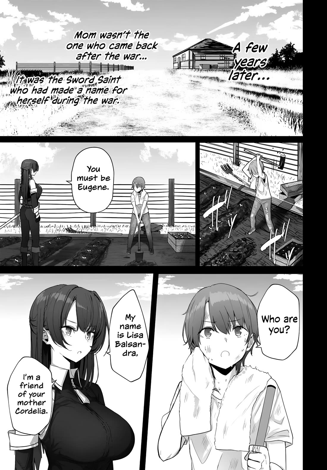 My Female Sword Master, Whom I Live With, Is So Cute That I'm Happy Every Day Chapter 1 page 18 - Chapter 1