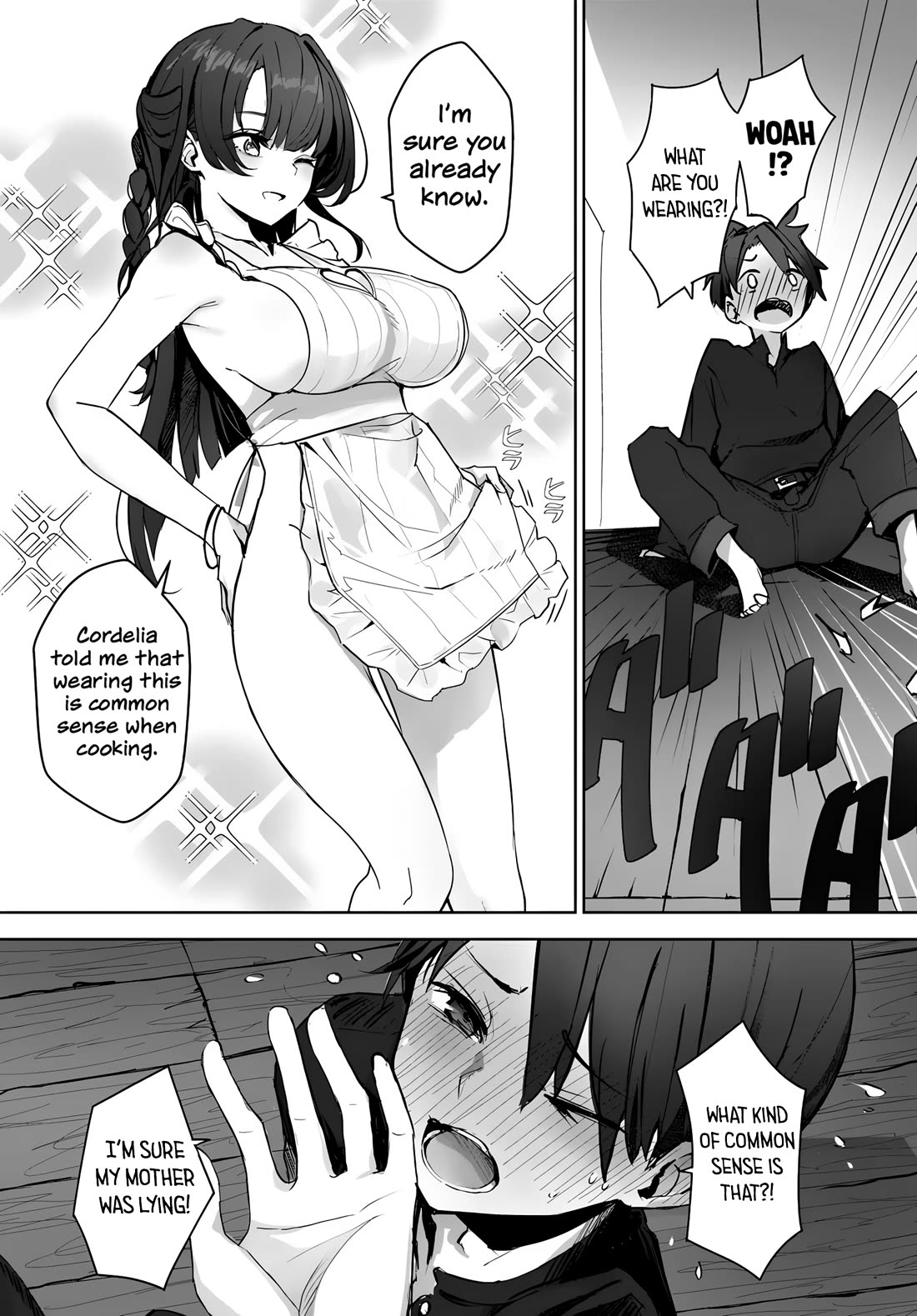 My Female Sword Master, Whom I Live With, Is So Cute That I'm Happy Every Day Chapter 1 page 24 - Chapter 1
