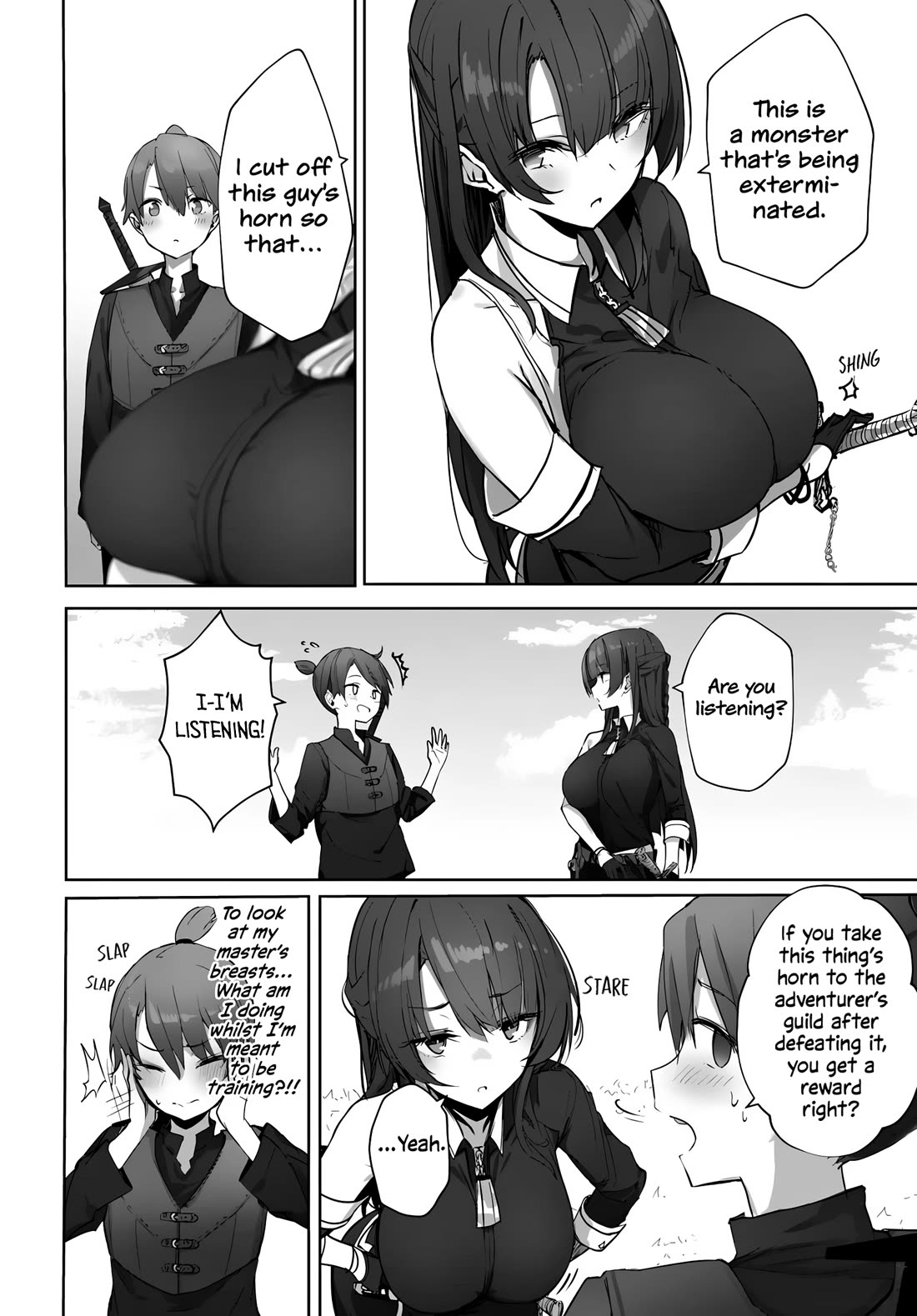 My Female Sword Master, Whom I Live With, Is So Cute That I'm Happy Every Day Chapter 1 page 9 - Chapter 1