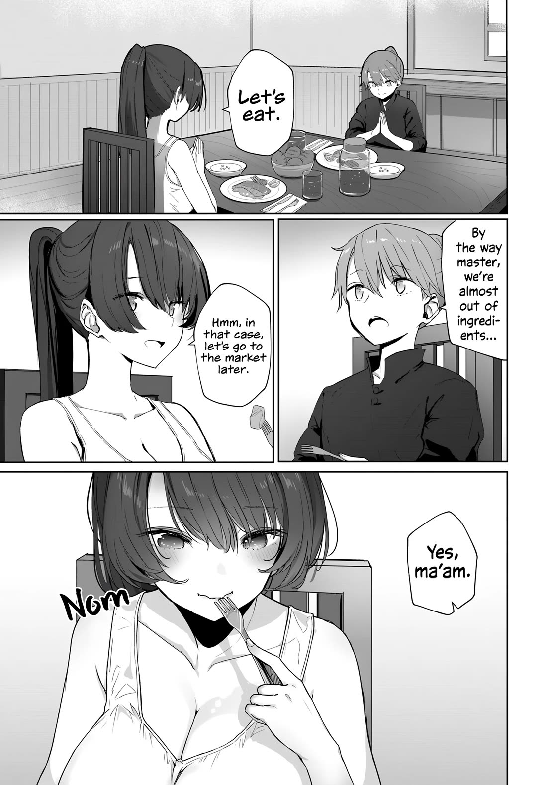 My Female Sword Master, Whom I Live With, Is So Cute That I'm Happy Every Day Chapter 2 page 10 - Chapter 2