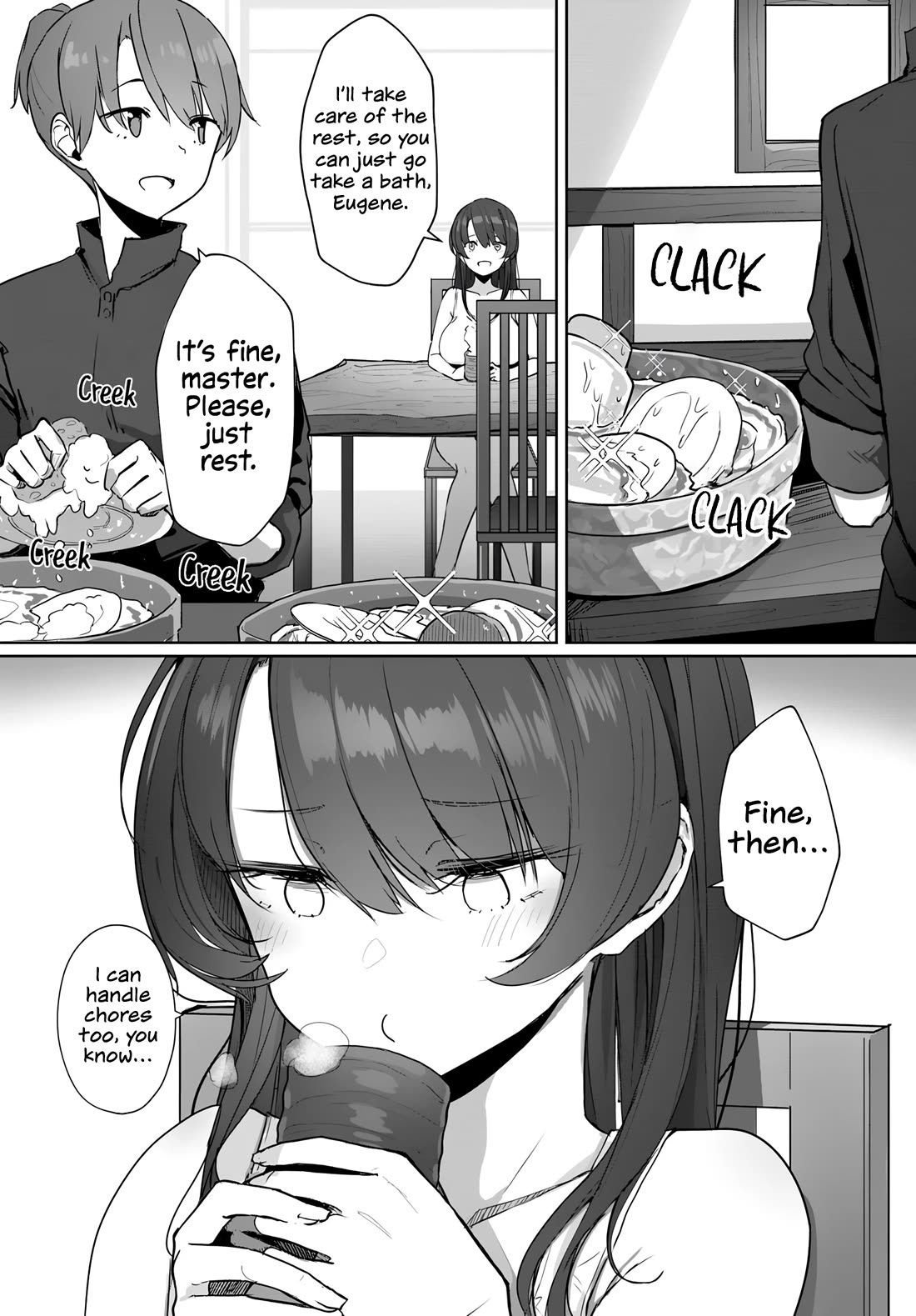 My Female Sword Master, Whom I Live With, Is So Cute That I'm Happy Every Day Chapter 2 page 11 - Chapter 2