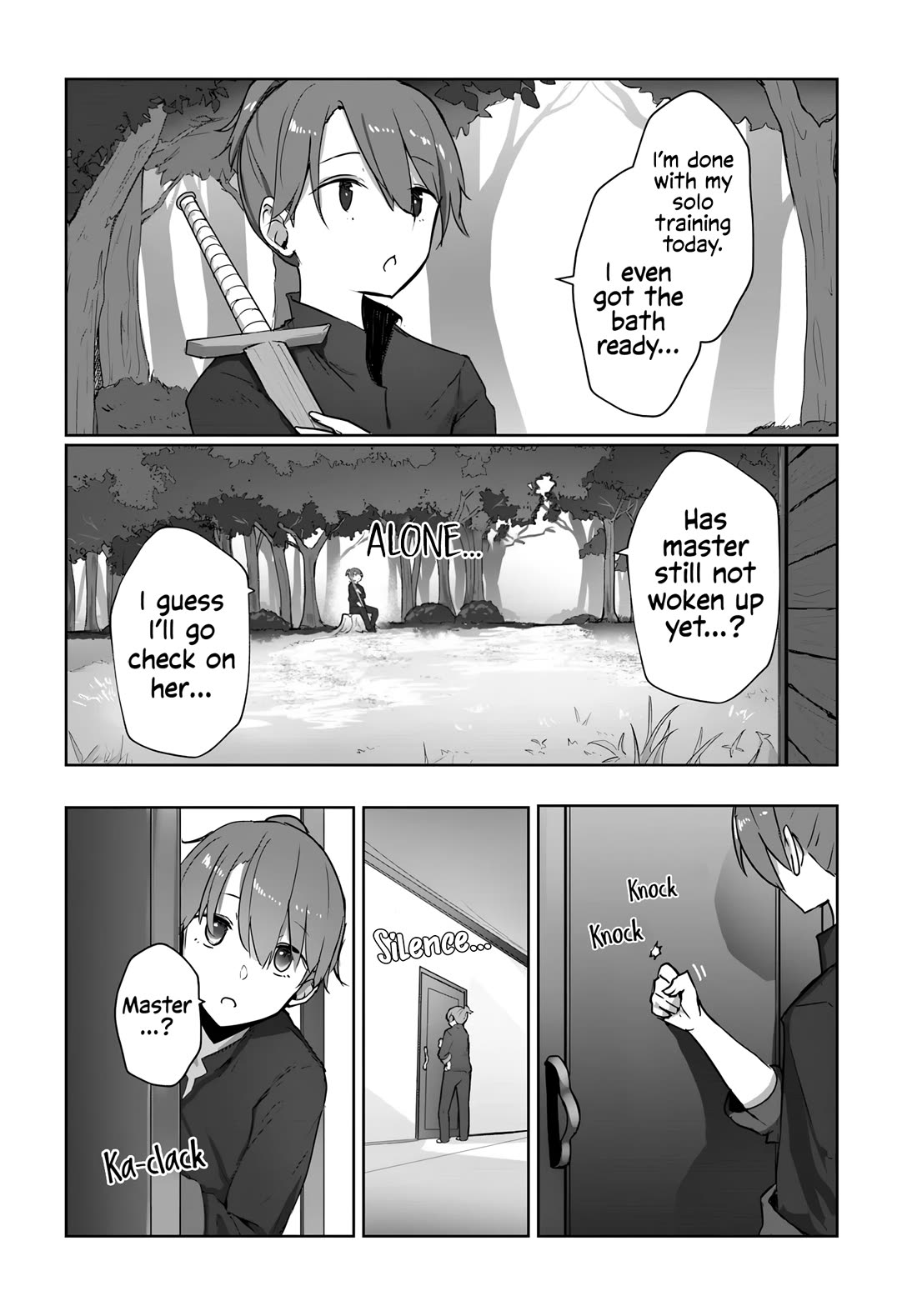 My Female Sword Master, Whom I Live With, Is So Cute That I'm Happy Every Day Chapter 2 page 17 - Chapter 2