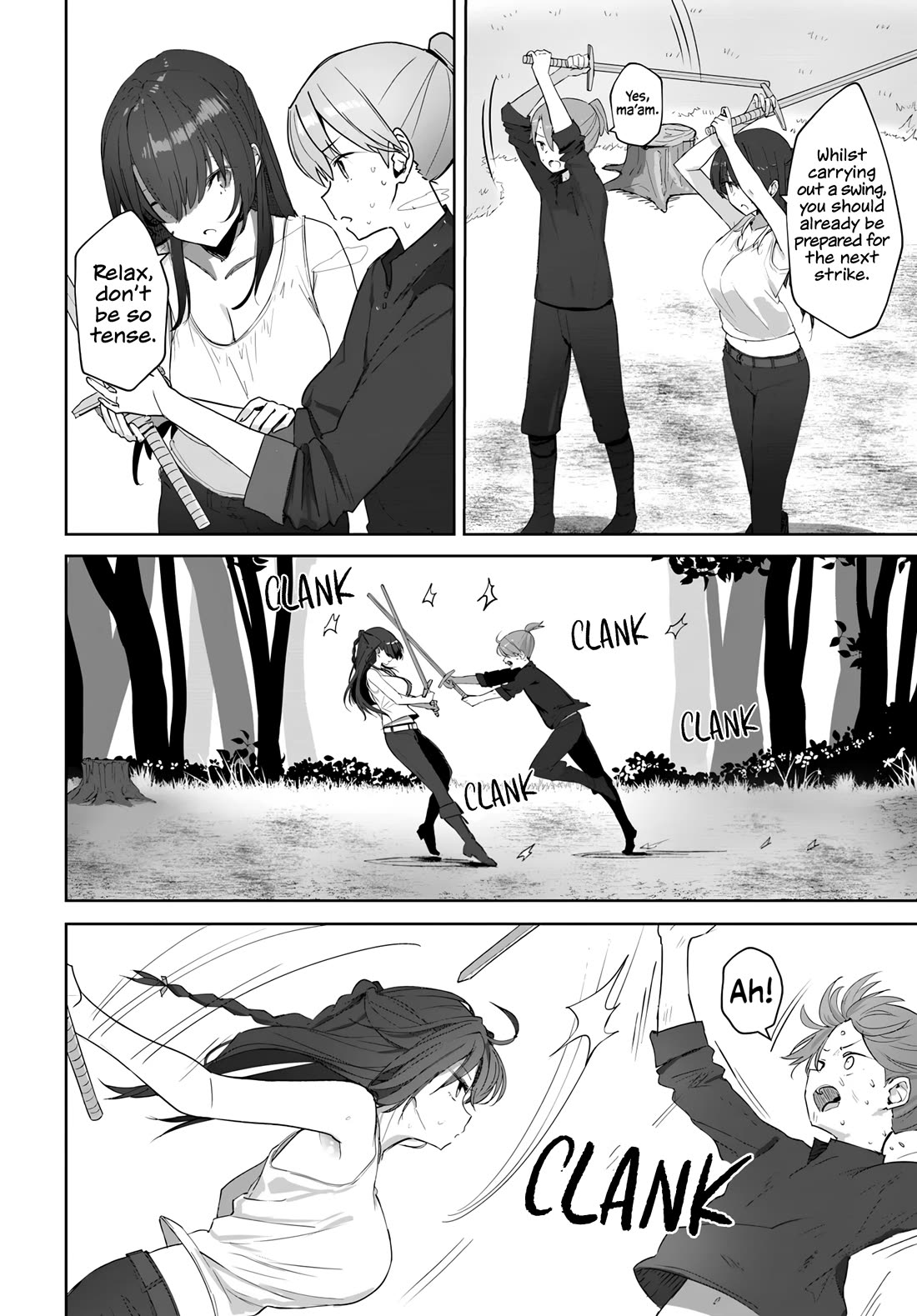 My Female Sword Master, Whom I Live With, Is So Cute That I'm Happy Every Day Chapter 2 page 5 - Chapter 2