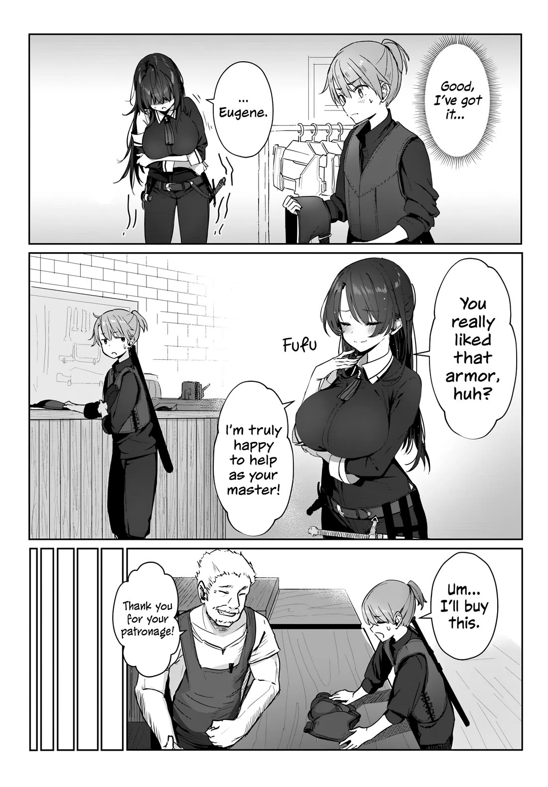 My Female Sword Master, Whom I Live With, Is So Cute That I'm Happy Every Day Chapter 3 page 12 - Chapter 3