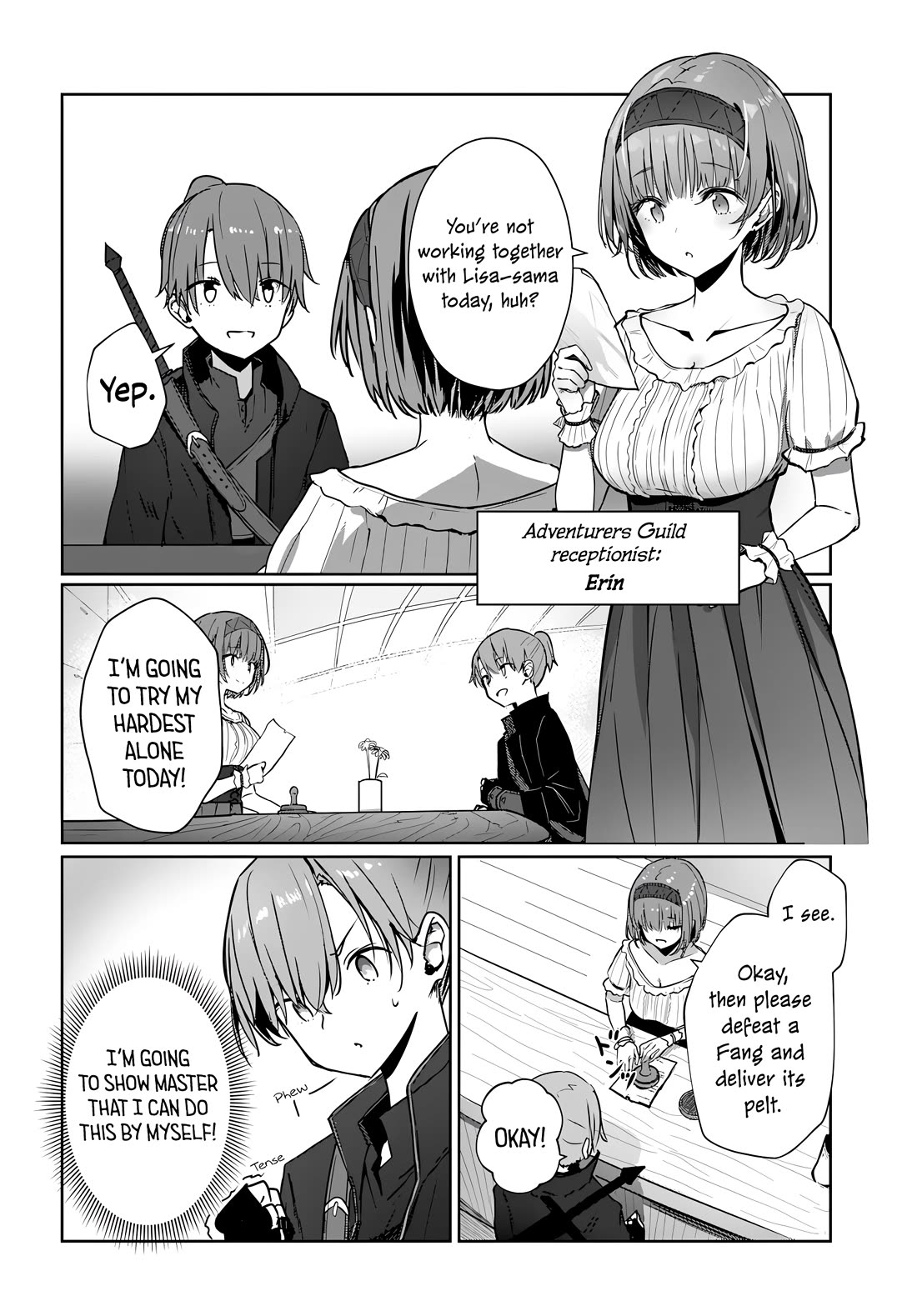 My Female Sword Master, Whom I Live With, Is So Cute That I'm Happy Every Day Chapter 4 page 3 - Chapter 4
