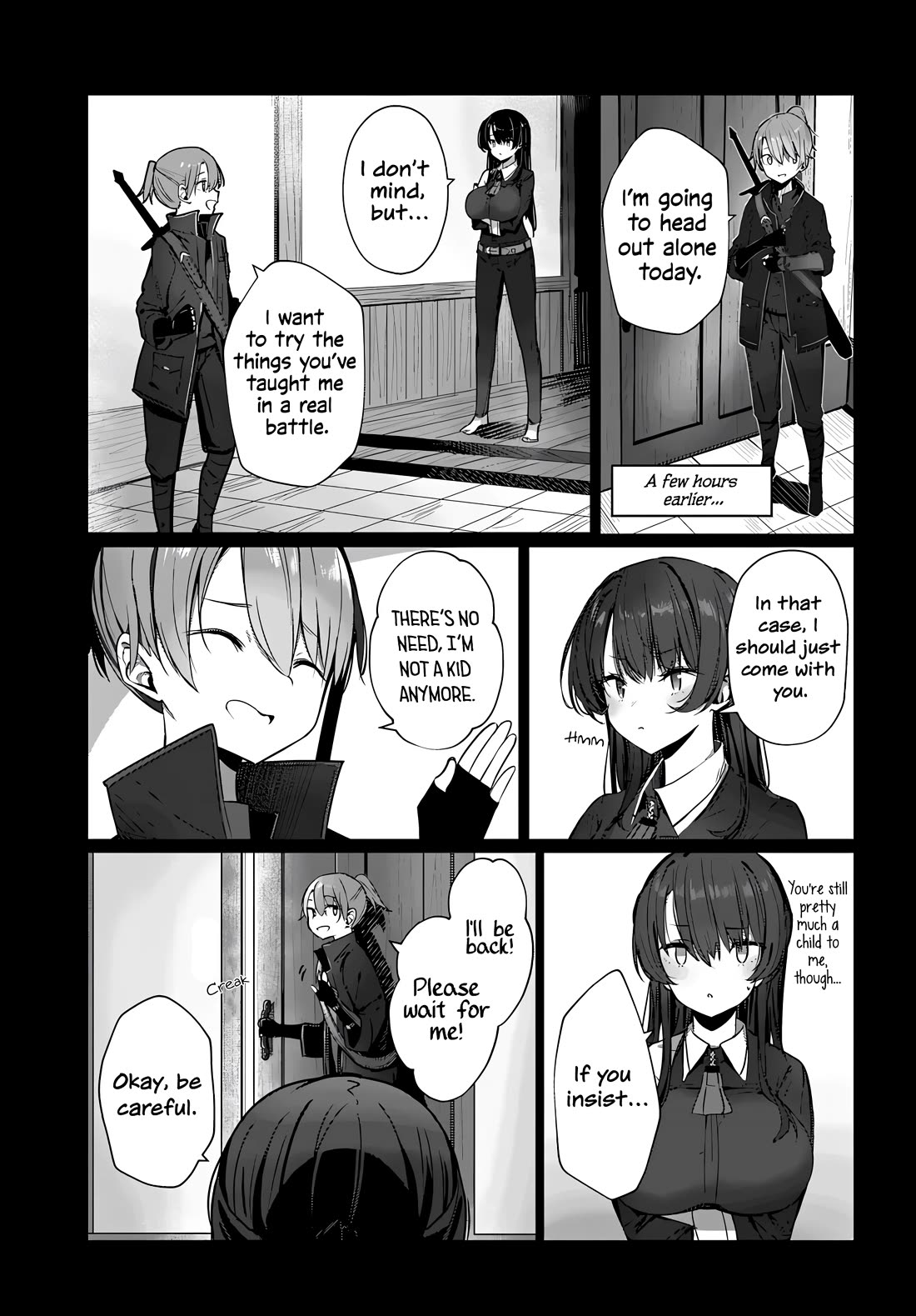 My Female Sword Master, Whom I Live With, Is So Cute That I'm Happy Every Day Chapter 4 page 4 - Chapter 4