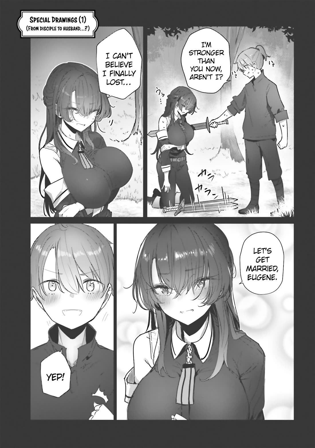My Female Sword Master, Whom I Live With, Is So Cute That I'm Happy Every Day Chapter 5.5 page 1 - Chapter 5.5