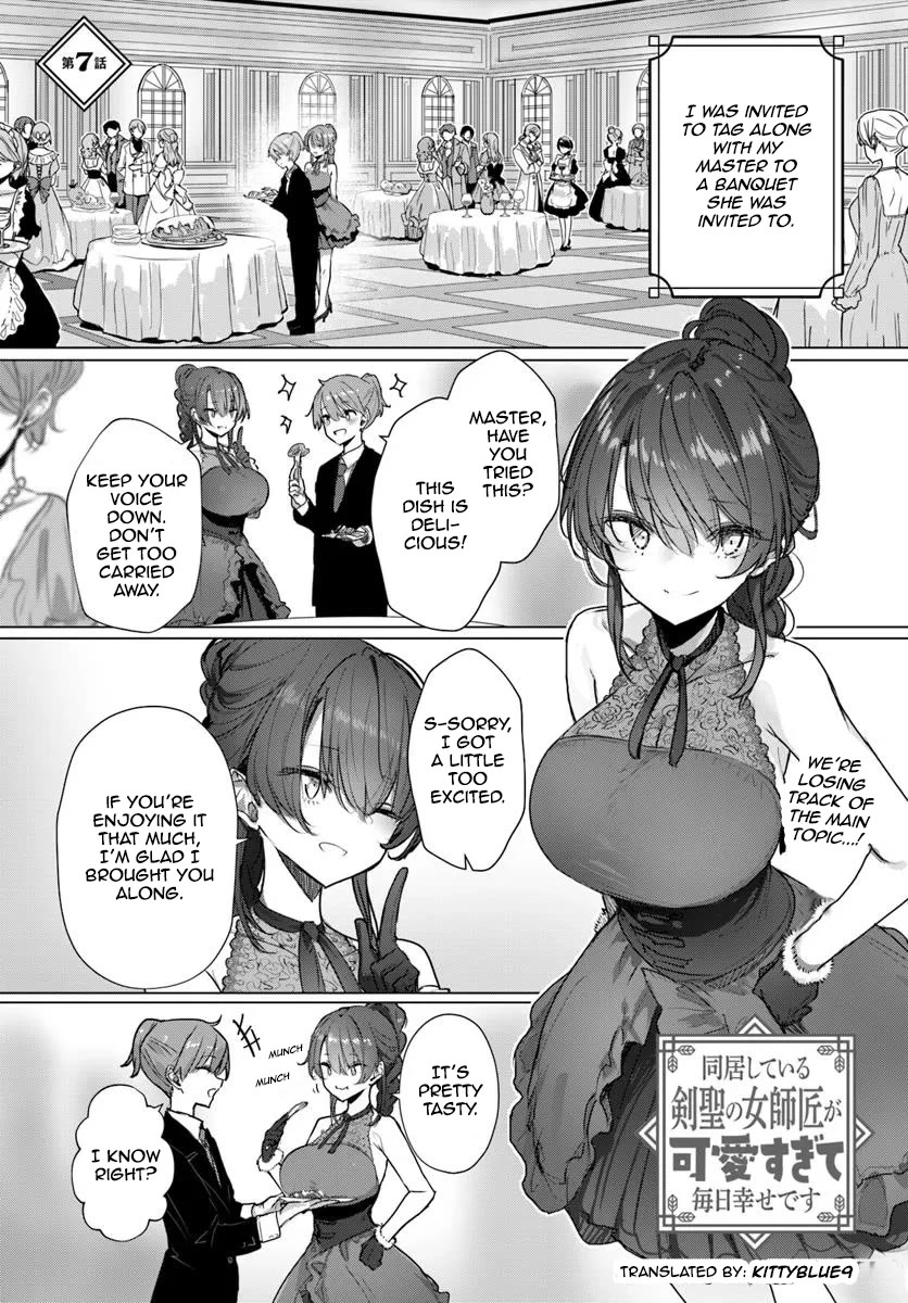 My Female Sword Master, Whom I Live With, Is So Cute That I'm Happy Every Day Chapter 7 page 1 - Chapter 7