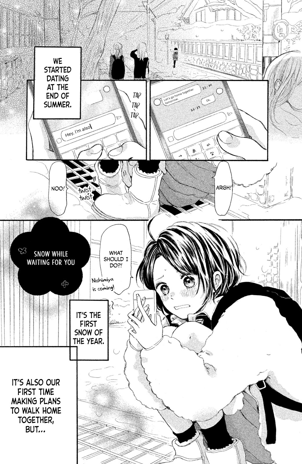 My First Kiss Chapter 6.5 page 2 - Chapter 6.5: Snow While Waiting for You