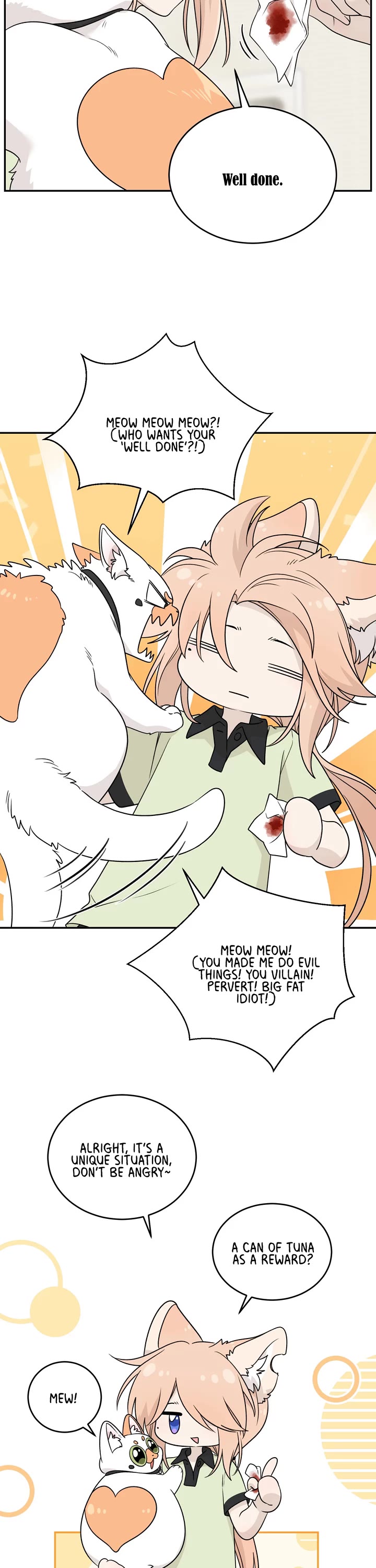 My Food Looks Very Cute Chapter 145 page 18 - Chapter 145: Villain! Pervert! Big Fat Idiot!