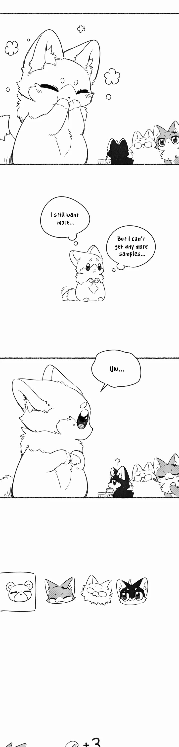 My Food Looks Very Cute Chapter 164.1 page 2 - Chapter 164.1: (Extra) Puppet Theater: Four Little Ones Go Shopping in the Supermarket~