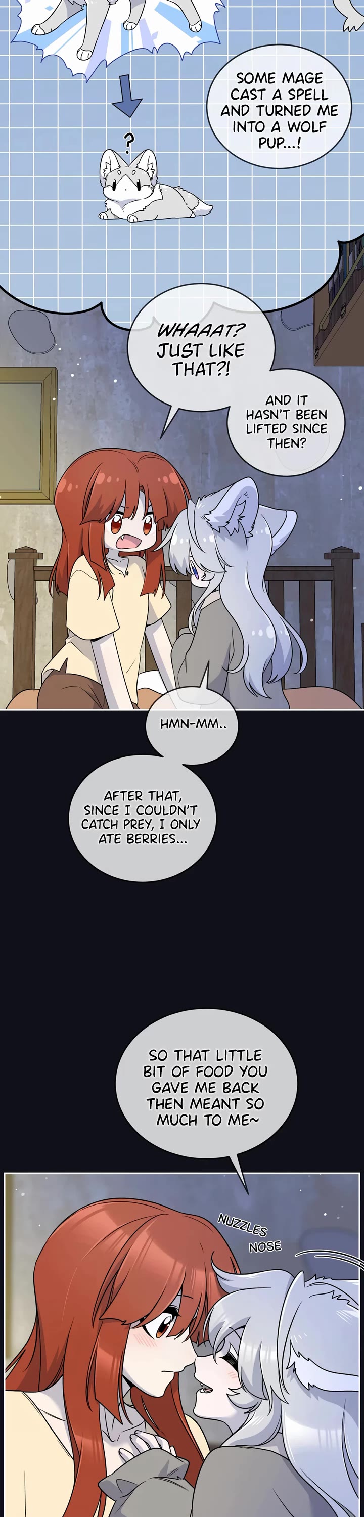 My Food Looks Very Cute Chapter 173.5 page 18 - Chapter 173.5: (Side Story) Hunter and Wolf (part 2): Running Away