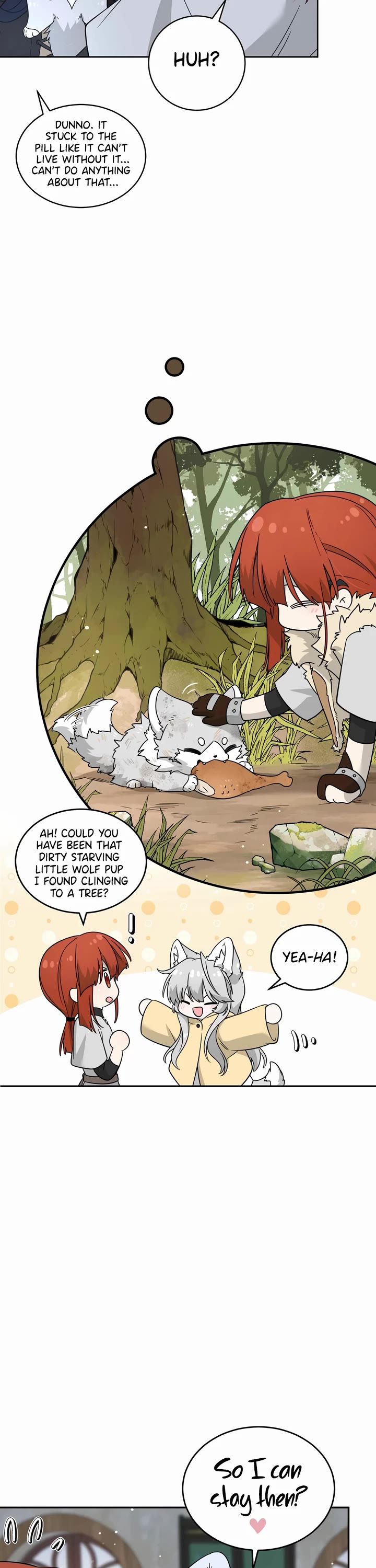 My Food Looks Very Cute Chapter 173.5 page 2 - Chapter 173.5: (Side Story) Hunter and Wolf (part 2): Running Away