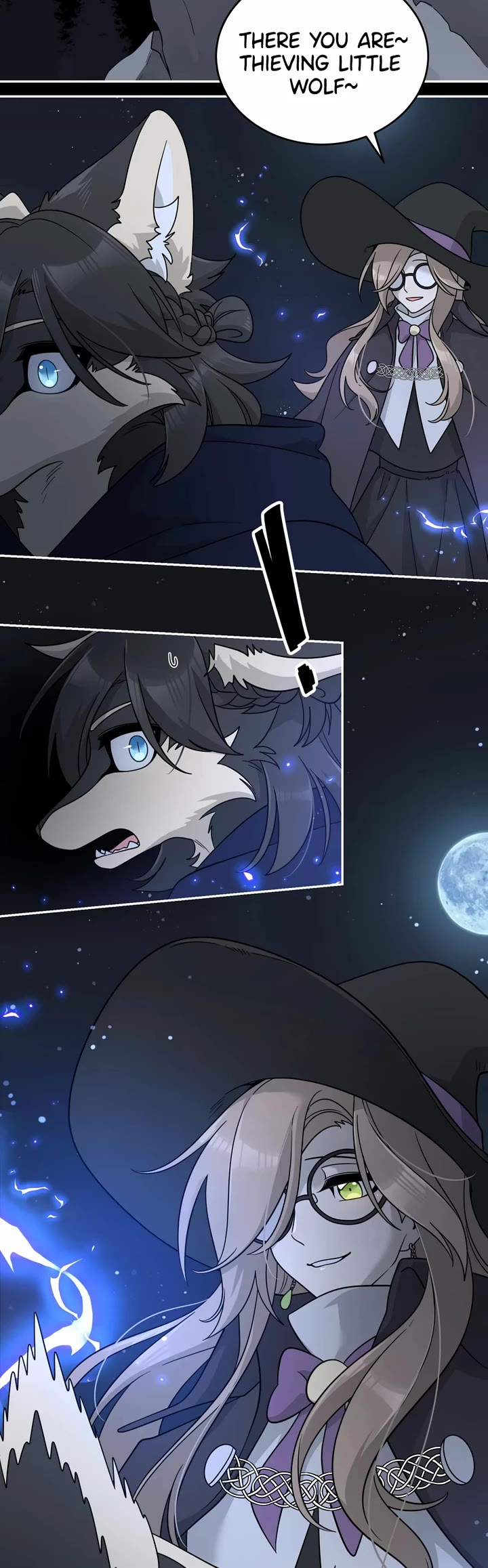 My Food Looks Very Cute Chapter 173.5 page 4 - Chapter 173.5: (Side Story) Hunter and Wolf (part 2): Running Away