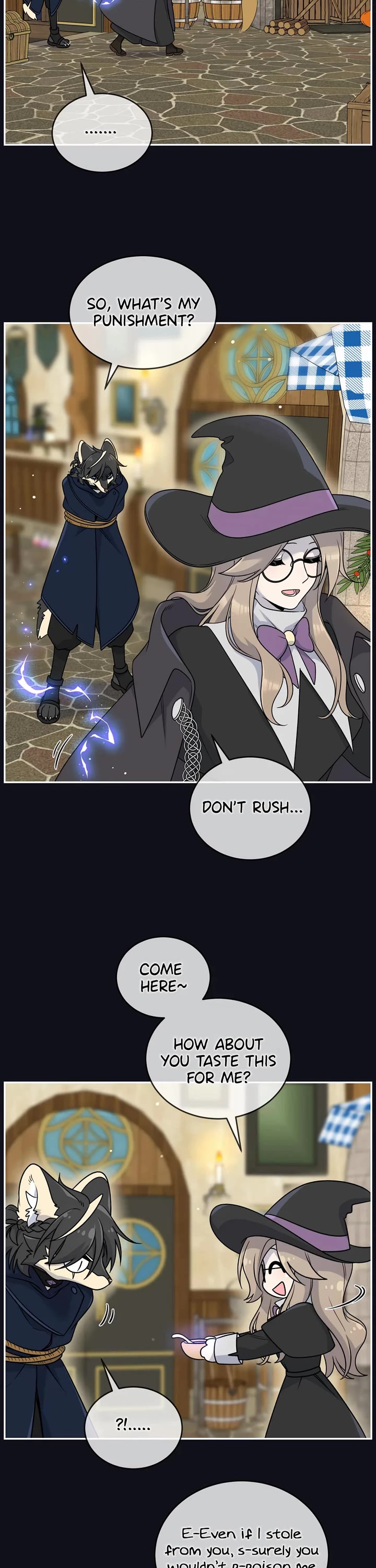 My Food Looks Very Cute Chapter 173.5 page 7 - Chapter 173.5: (Side Story) Hunter and Wolf (part 2): Running Away