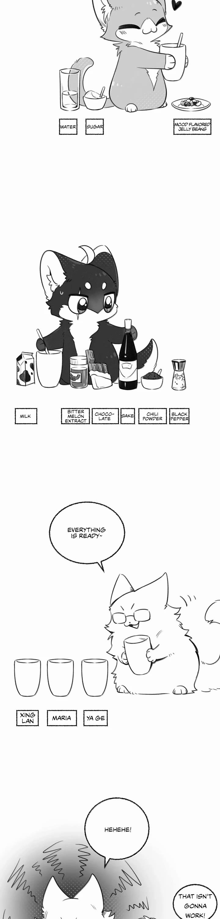My Food Looks Very Cute Chapter 190.1 page 3 - Chapter 190.1: (Extra) Puppet Theater: Strange Tasting Drink