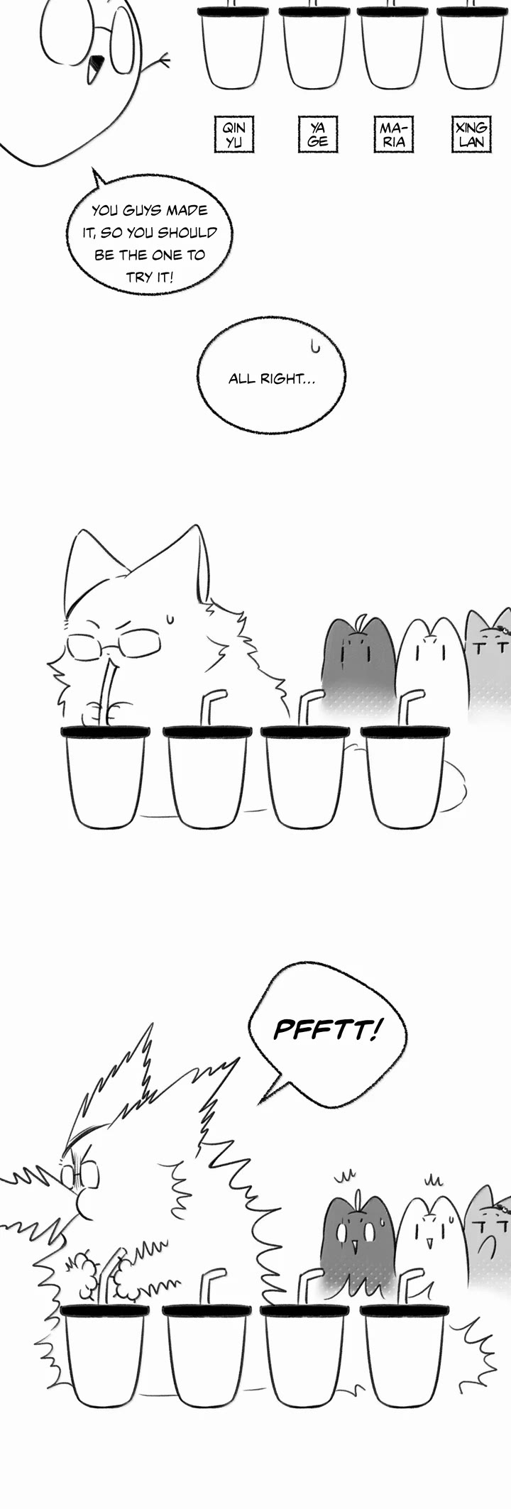 My Food Looks Very Cute Chapter 190.1 page 5 - Chapter 190.1: (Extra) Puppet Theater: Strange Tasting Drink