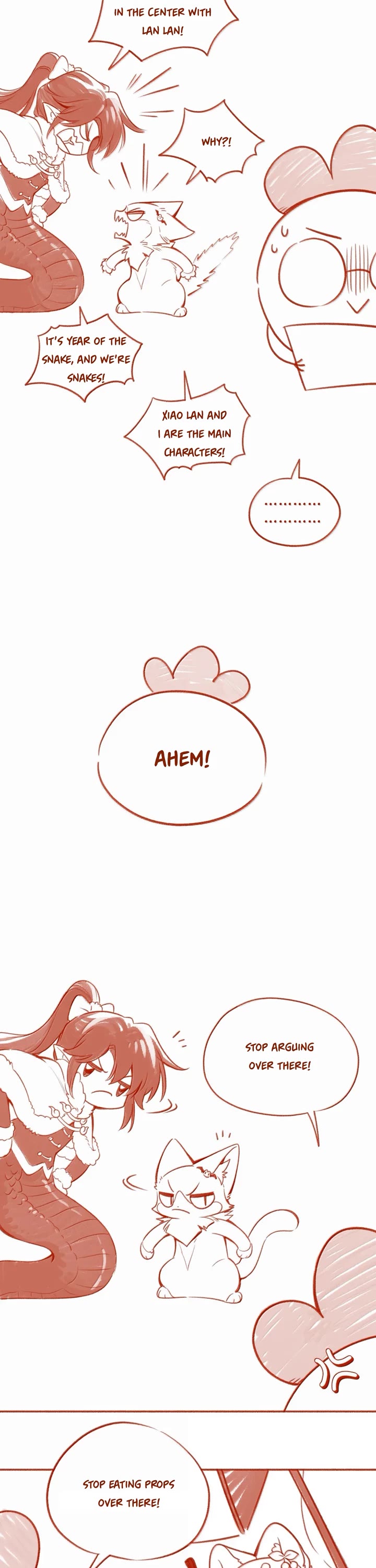 My Food Looks Very Cute Chapter 208.1 page 2 - Chapter 208.1: (Extra) Puppet Theater: Year of the Snake