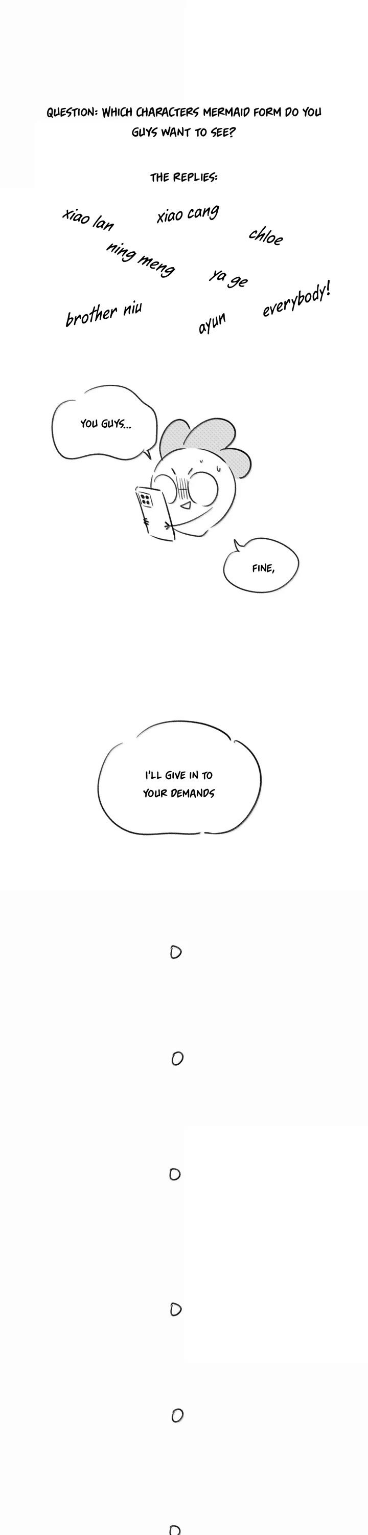My Food Looks Very Cute Chapter 215.1 page 1 - Chapter 215.1: (Extra) Puppet Theater: Mermaid