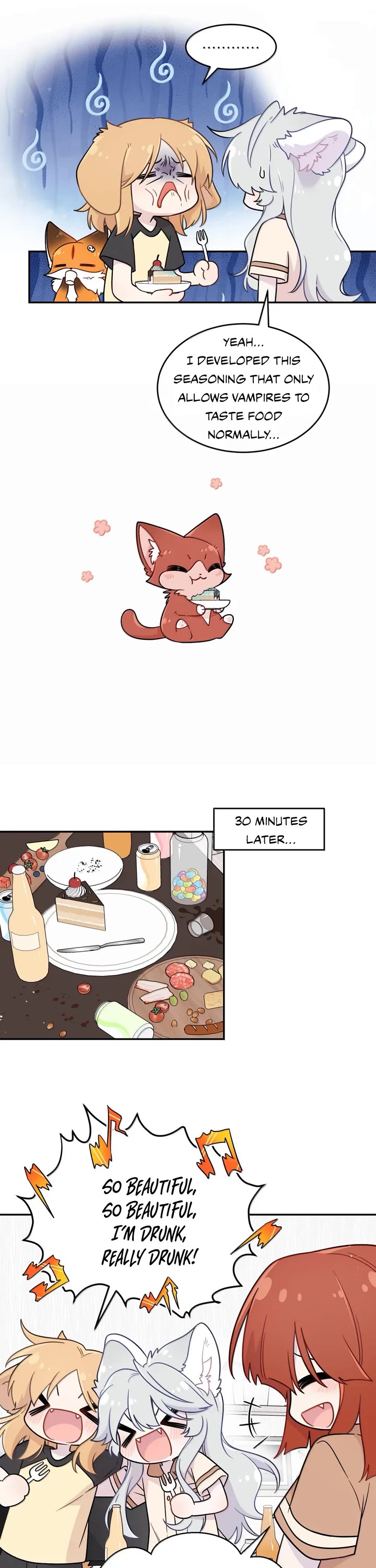 My Food Looks Very Cute Chapter 218 page 11 - Chapter 218: sober up!