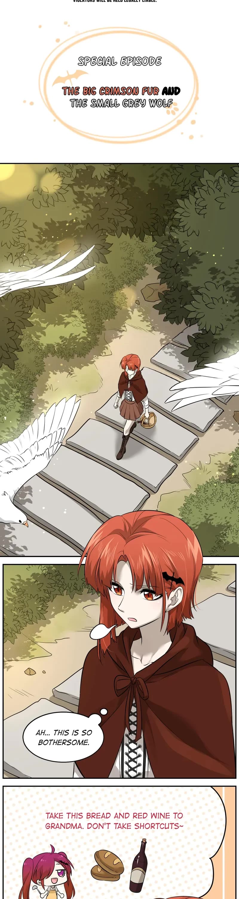 My Food Looks Very Cute Chapter 34.5 page 1 - Chapter 34.5: Extra - Little Red Riding Hood