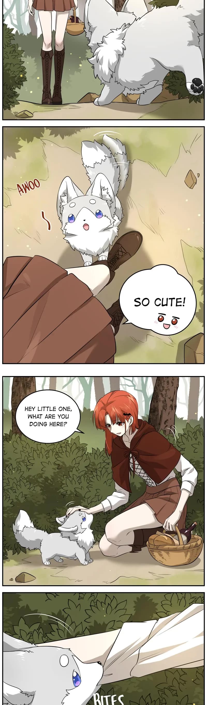 My Food Looks Very Cute Chapter 34.5 page 4 - Chapter 34.5: Extra - Little Red Riding Hood