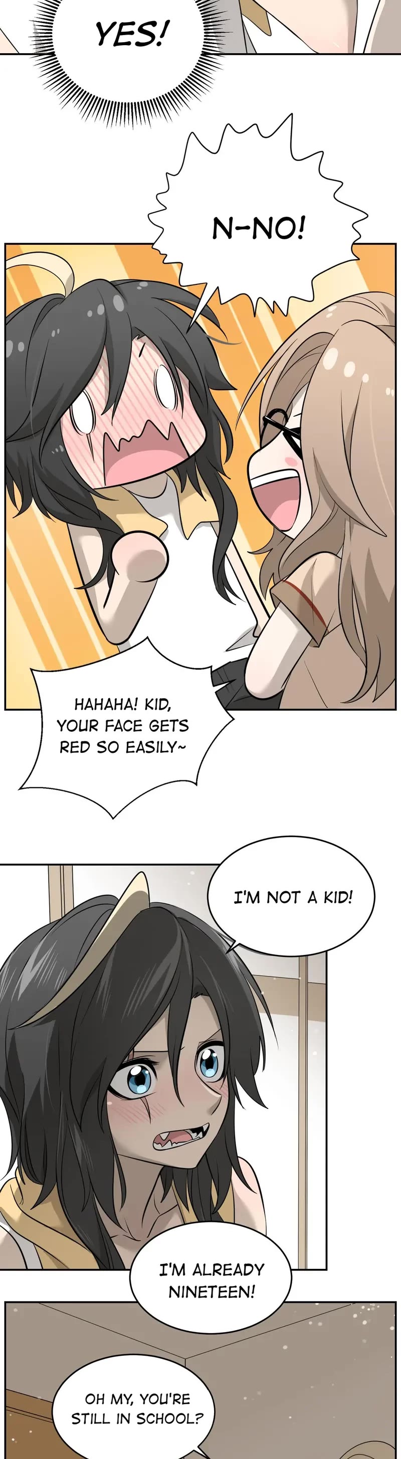 My Food Looks Very Cute Chapter 40 page 14 - Chapter 40: Scared I'll Fall on You