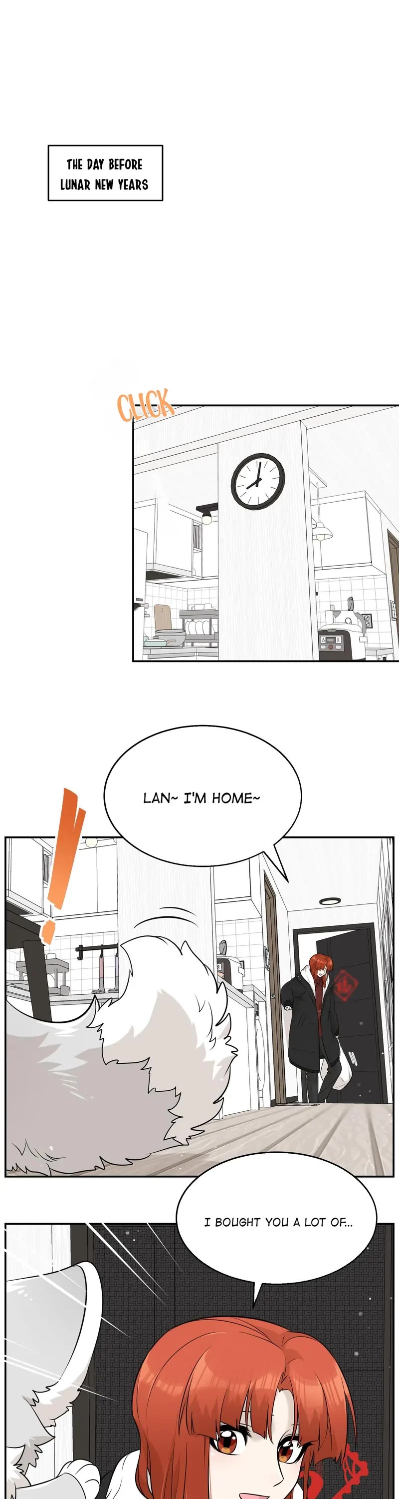 My Food Looks Very Cute Chapter 84.5 page 1 - Chapter 84.5: Extra - Happy New Year!