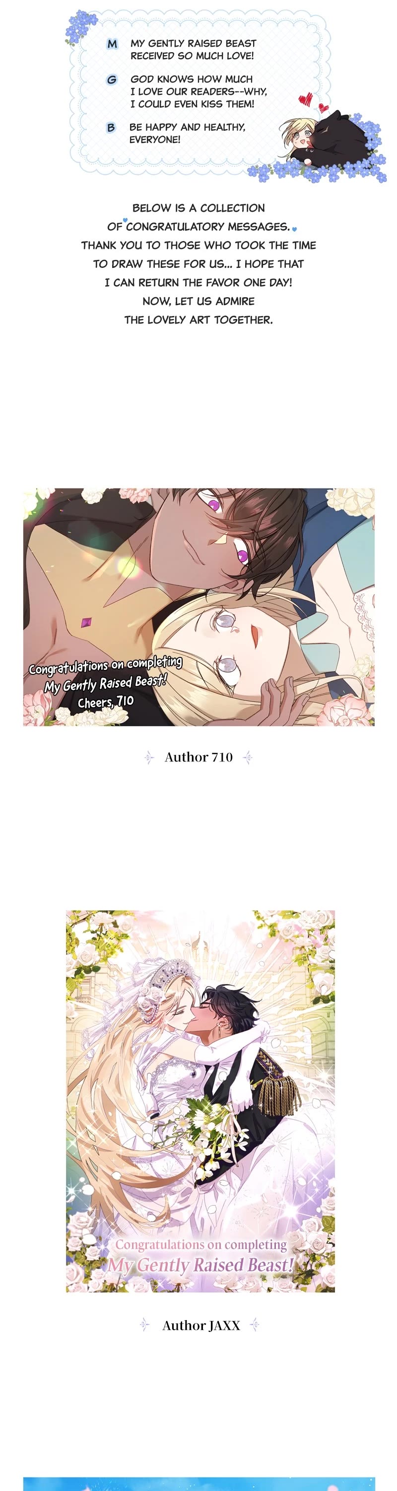 My Gently Raised Beast Chapter 107 page 2 - Chapter 107: Afterword [END]