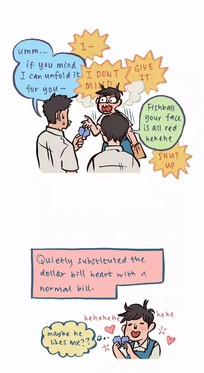 My Giant Nerd Boyfriend Chapter 195 page 8 - Chapter 195: Dollar Bill Heart