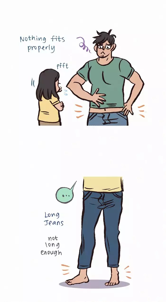 My Giant Nerd Boyfriend Chapter 208 page 6 - Chapter 208: Tall People Problems