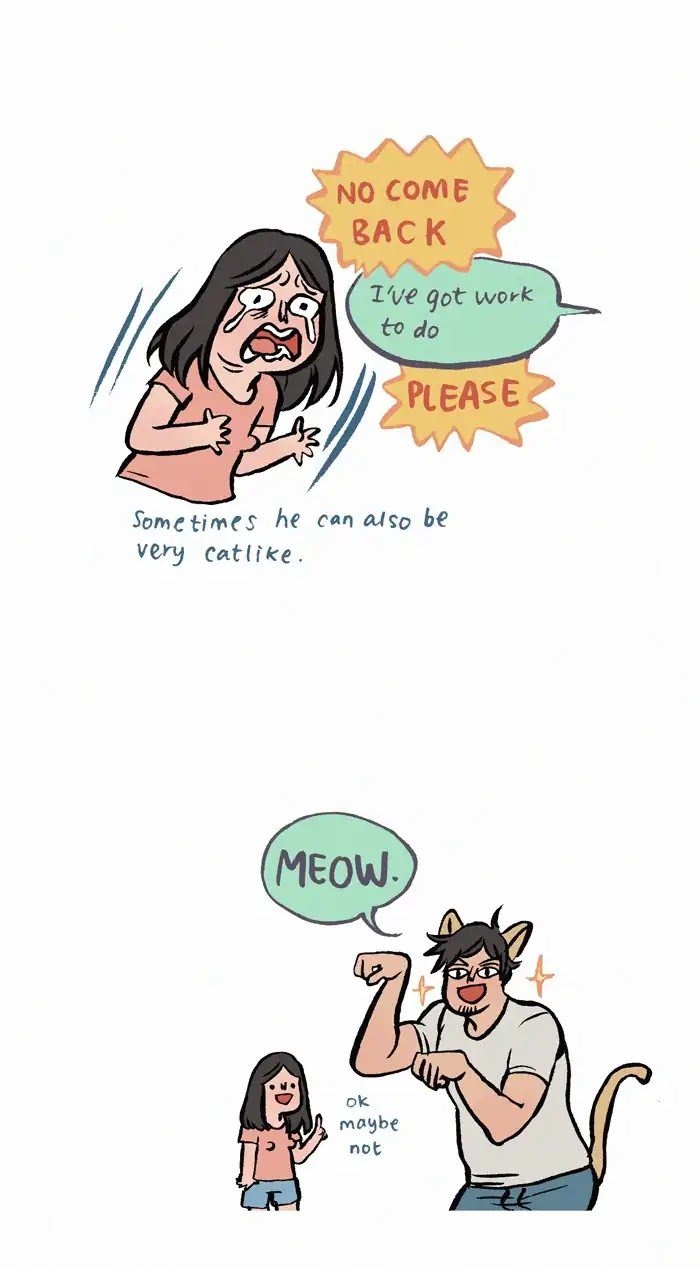 My Giant Nerd Boyfriend Chapter 225 page 8 - Chapter 225: Cat Boyfriend...?