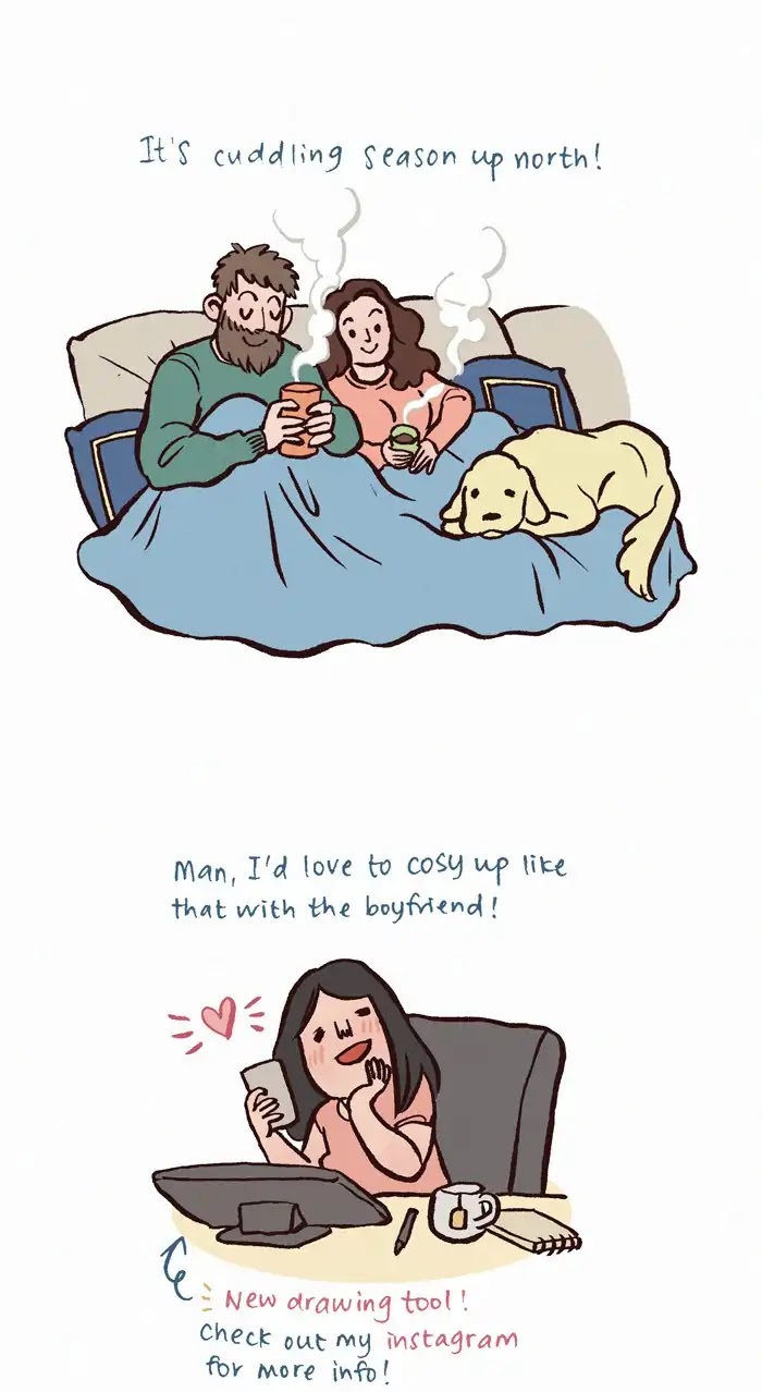 My Giant Nerd Boyfriend Chapter 233 page 2 - Chapter 233: Cuddle Weather