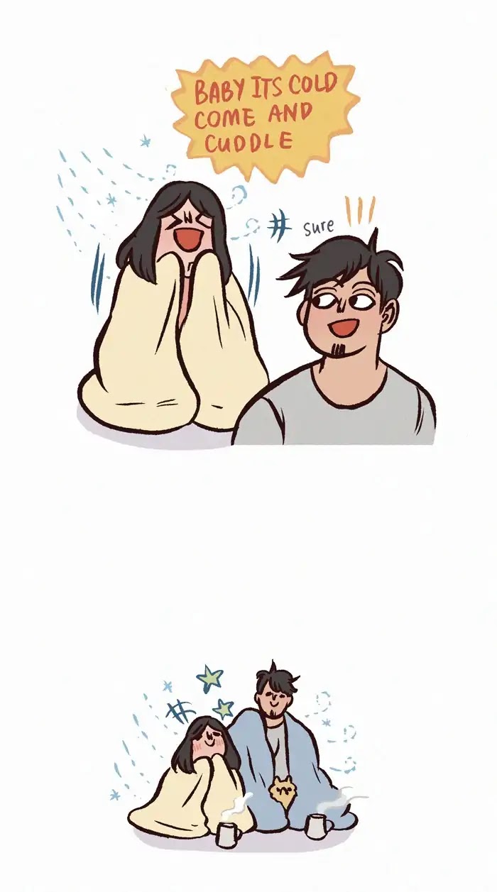 My Giant Nerd Boyfriend Chapter 233 page 6 - Chapter 233: Cuddle Weather
