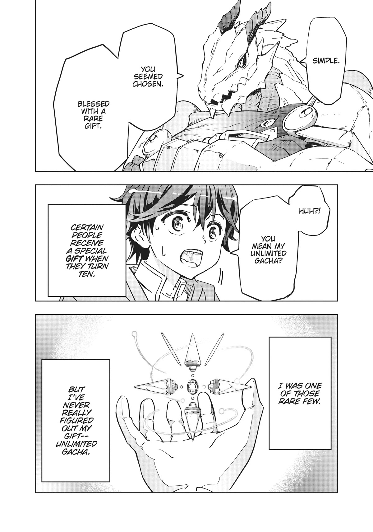 My Gift LVL 9999 Unlimited Gacha Chapter 1 page 12 - Chapter 1