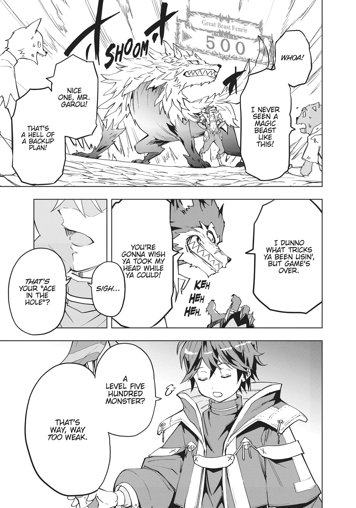 My Gift LVL 9999 Unlimited Gacha Chapter 5 page 7 - Chapter 5: Garou’s Ace in the Hole