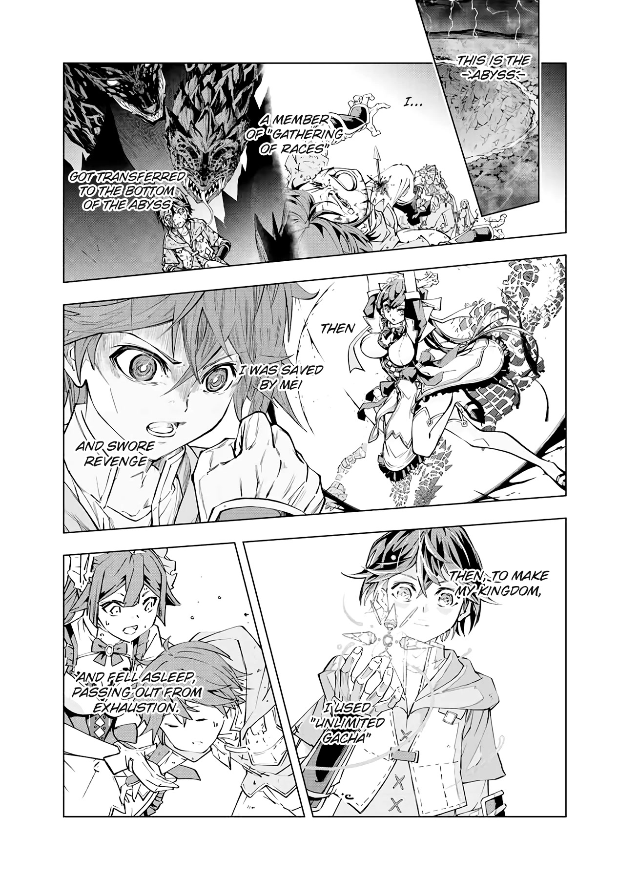 My Gift LVL 9999 Unlimited Gacha Chapter 73 page 4 - Chapter 73: Abyss