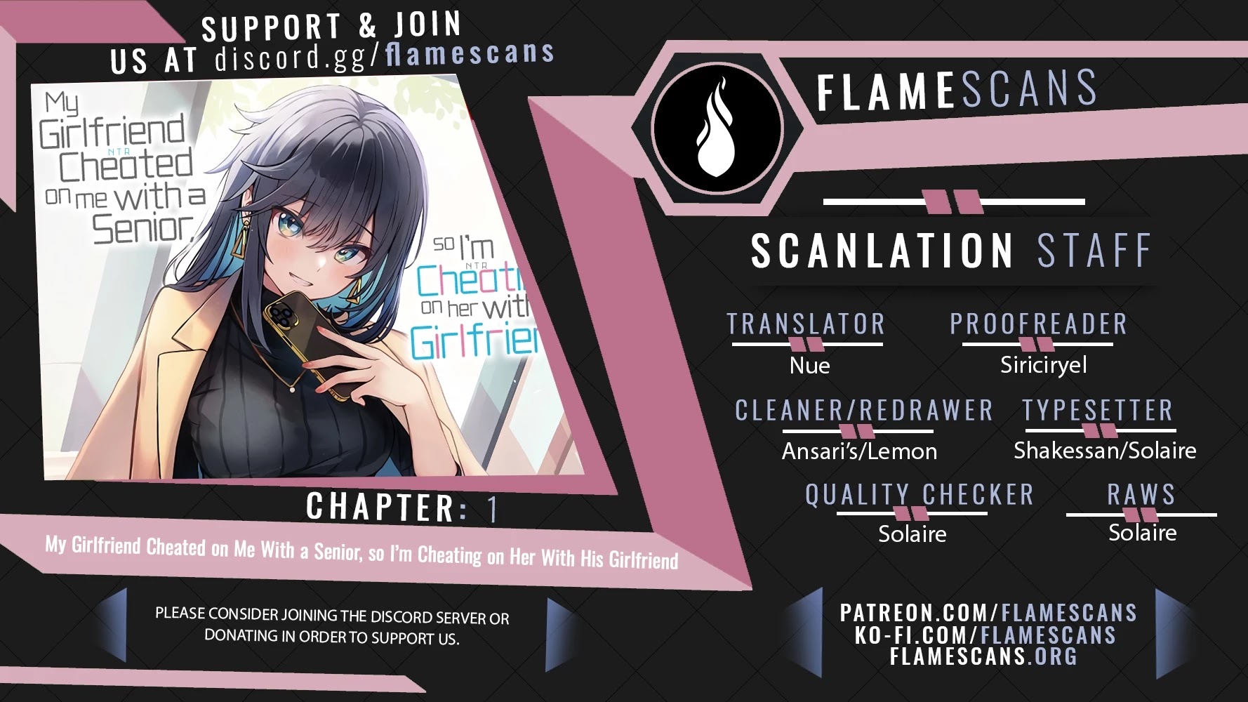 My Girlfriend Cheated on Me With a Senior, so I’m Cheating on Her With His Girlfriend Chapter 1 page 1 - Chapter 1