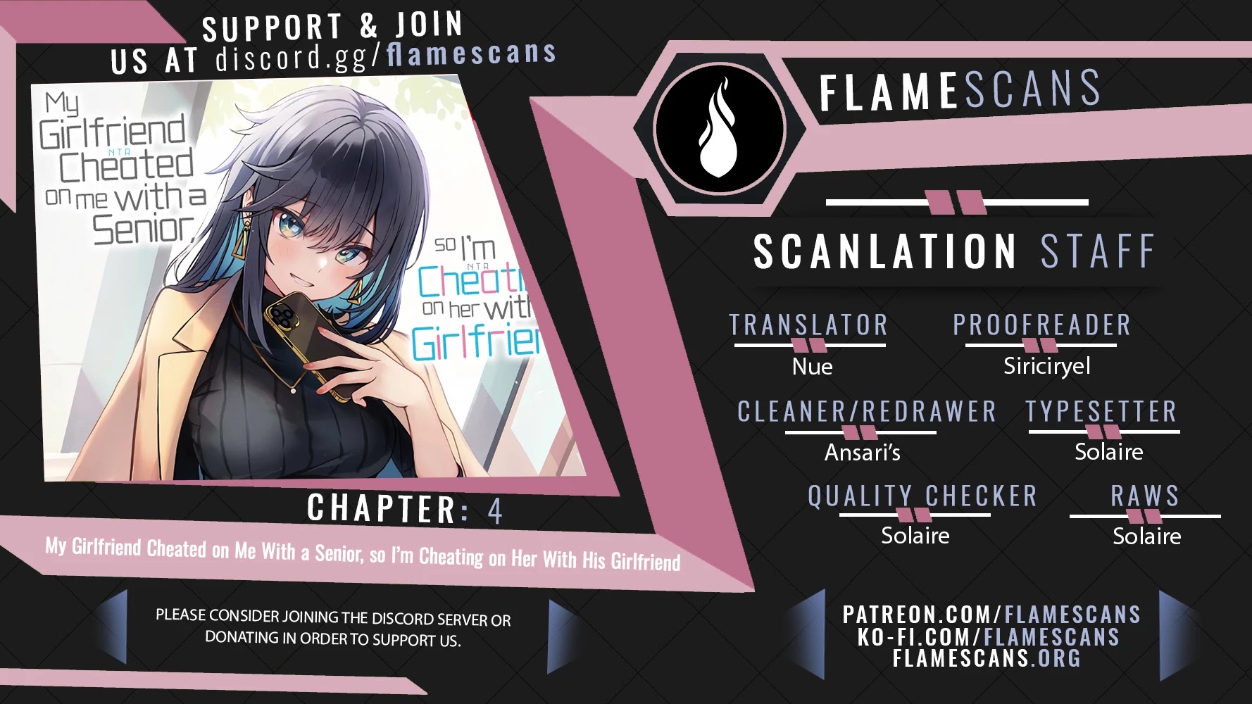 My Girlfriend Cheated on Me With a Senior, so I’m Cheating on Her With His Girlfriend Chapter 4 page 1 - Chapter 4