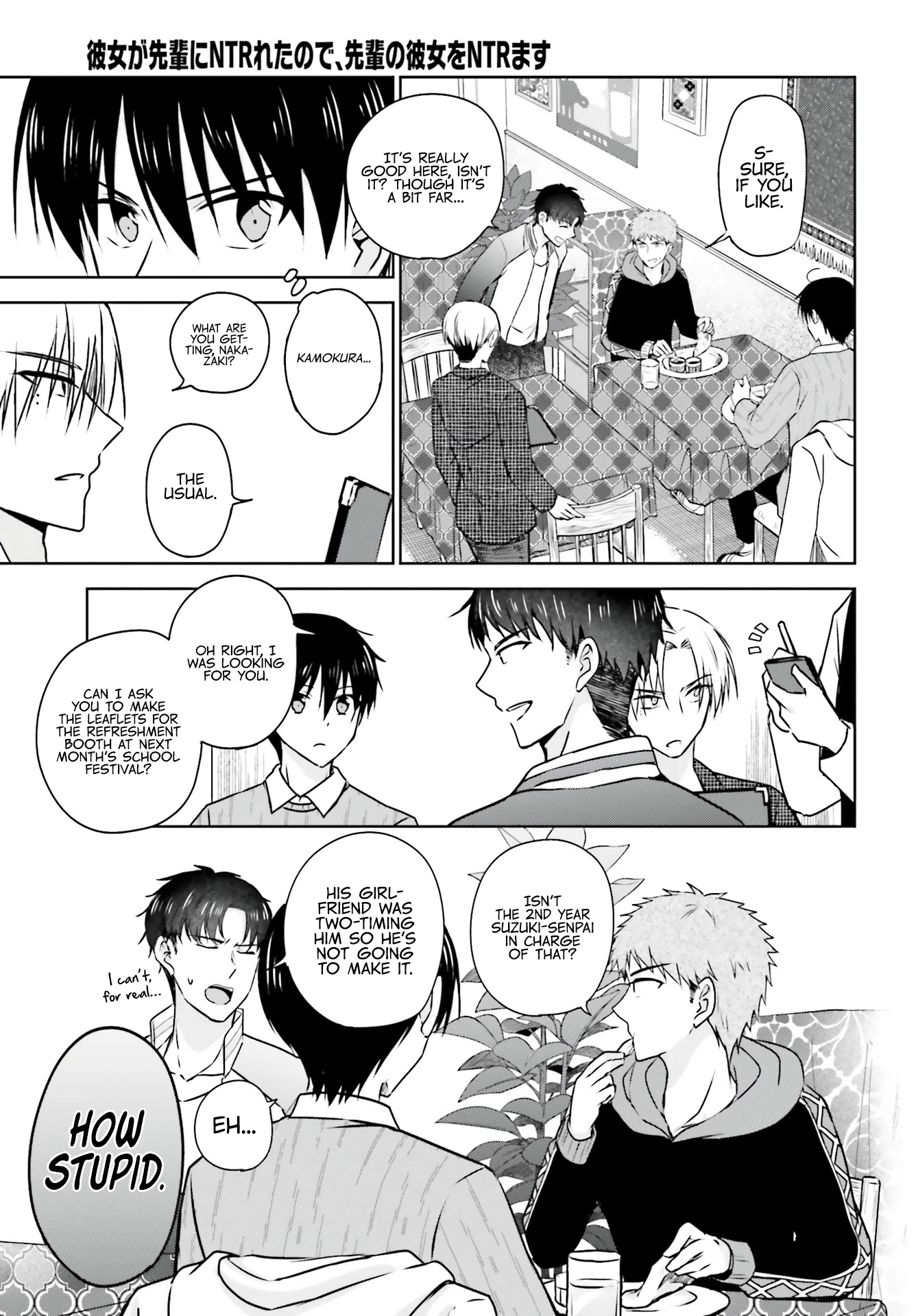 My Girlfriend Cheated on Me With a Senior, so I’m Cheating on Her With His Girlfriend Chapter 4 page 9 - Chapter 4
