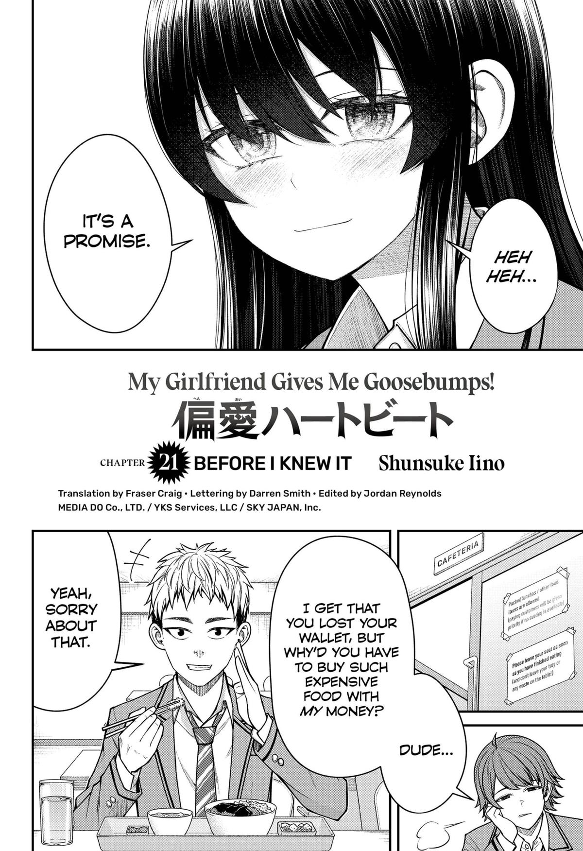 My Girlfriend Gives Me Goosebumps! Chapter 21 page 2 - Chapter 21