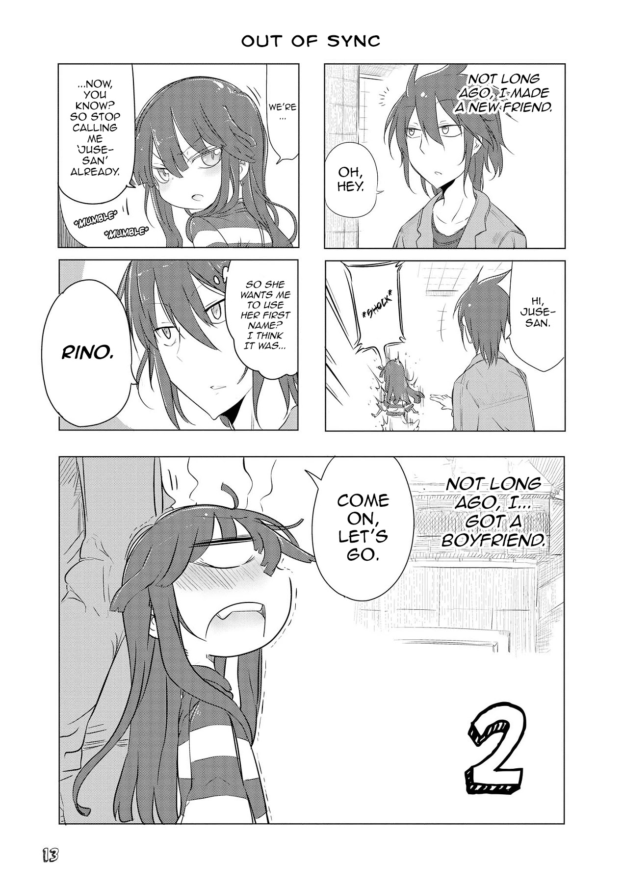 My Girlfriend Without Wasabi Chapter 2 page 1 - Chapter 2: Out of Sync